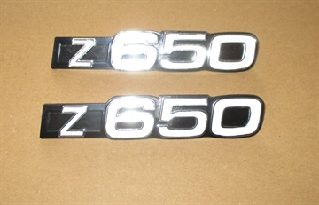 Kawasaki Z 650 emblemer ny