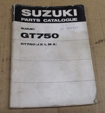 Suzuki GT 750 part list