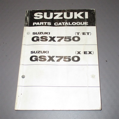 Suzuki GSX 750 part list