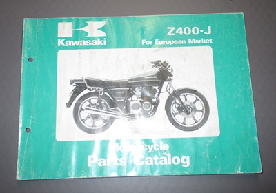 Kawasaki Z 400J part list