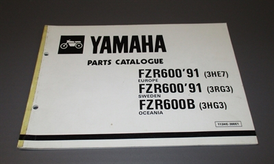 Yamaha FZR 600 Part list