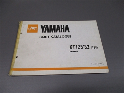 Yamaha XT 125 82 Part list