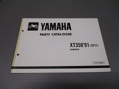 Yamaha XT 350 91 Part list