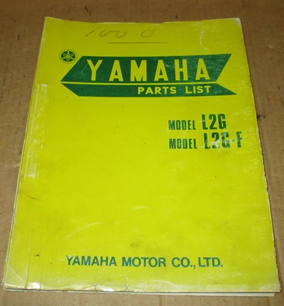 Yamaha L2G 100 cc part list