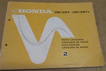 Honda CB 125 T partlist