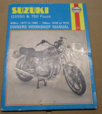 Suzuki GS 550 & 750 værkstedsbog