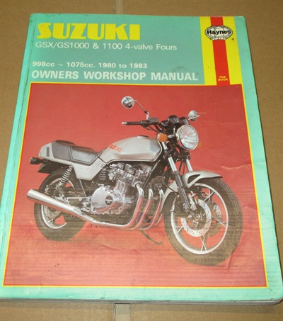 Suzuki GSX/GS 1000 & 1100 haynes manual