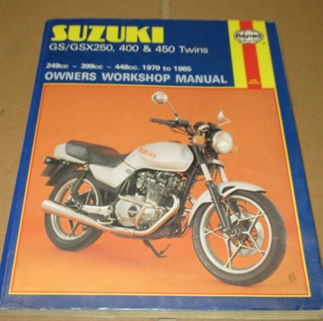 Suzuki GS/GSX 250-400-450 twins manual