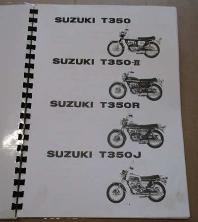 Suzuki T 350 partlist