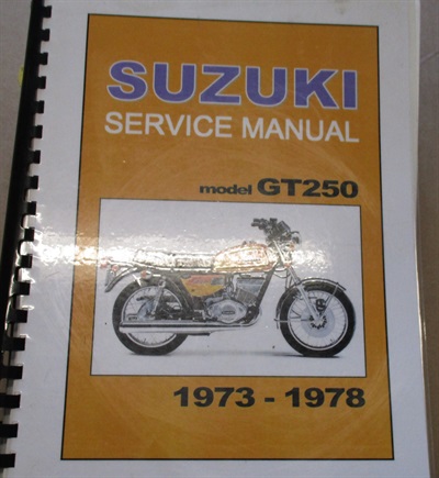 Suzuki GT 250 service manual