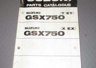 Suzuki GSX 750 part list