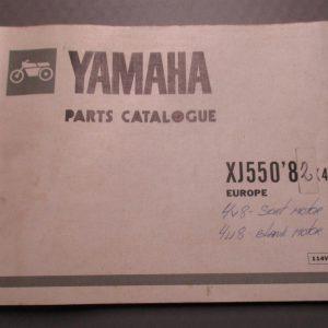 Yamaha XJ 550 part list