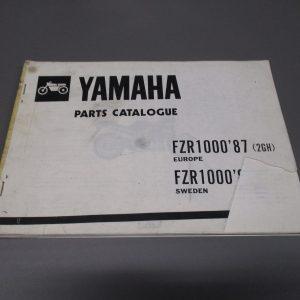 Yamaha FZR 1000 Part list