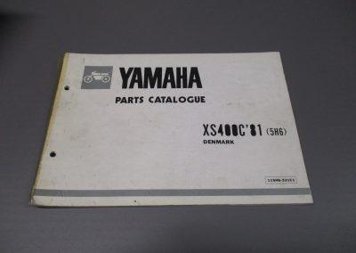 Yamaha XS 250-400 Part list