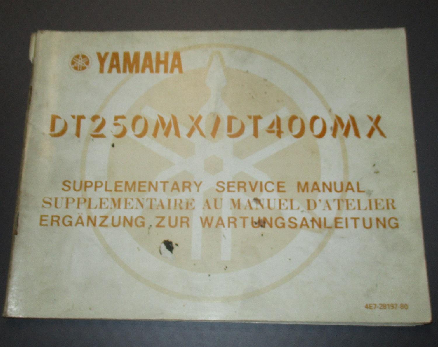 Yamaha DT 250/DT 400 1 Yamaha DT 250/DT 400