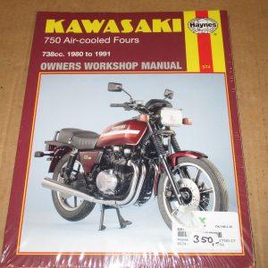 Kawasaki 750 værkstedsmanual NY