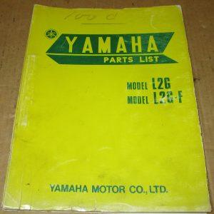 Yamaha L2G 100 cc part list