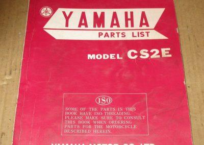 Yamaha CS2E 180 cc part list