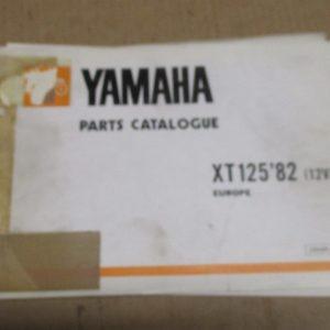yamaha XT 125 part list