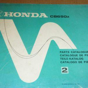 Honda cb 650 partlist