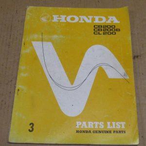 Honda cb 200 partliste