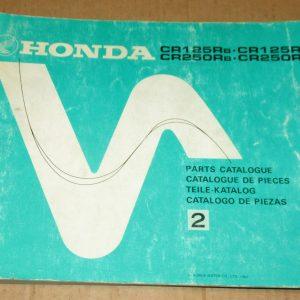 Honda CR 125R/CR 250R partlist