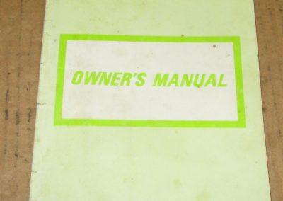 Suzuki GSX-R250 owners manual