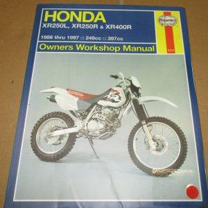 Honda XR 250L-XR250R-XR 400R manual