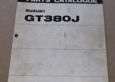 Suzuki GT 380 J part list