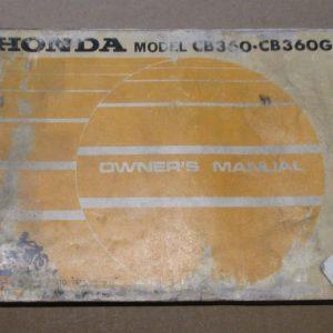 Honda cb 360 owners manual