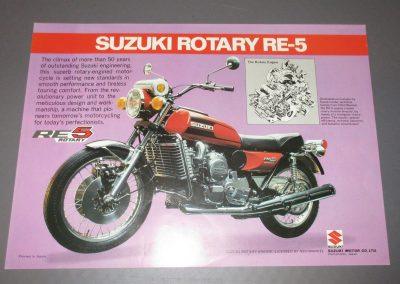 Suzuki RE 5 vankel Brochure