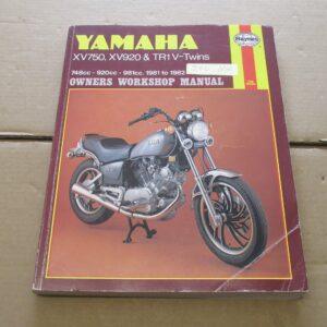 Yamaha XV 750-920-981 cc haynes manual