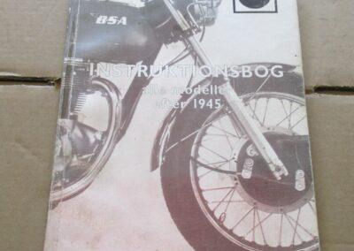 BSA instruktionsbog efter 1945
